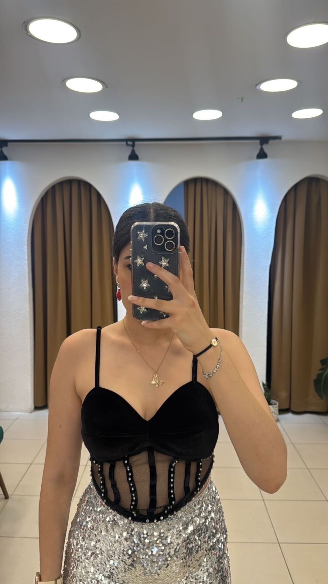 SİYAH CROP BİSTÜYER