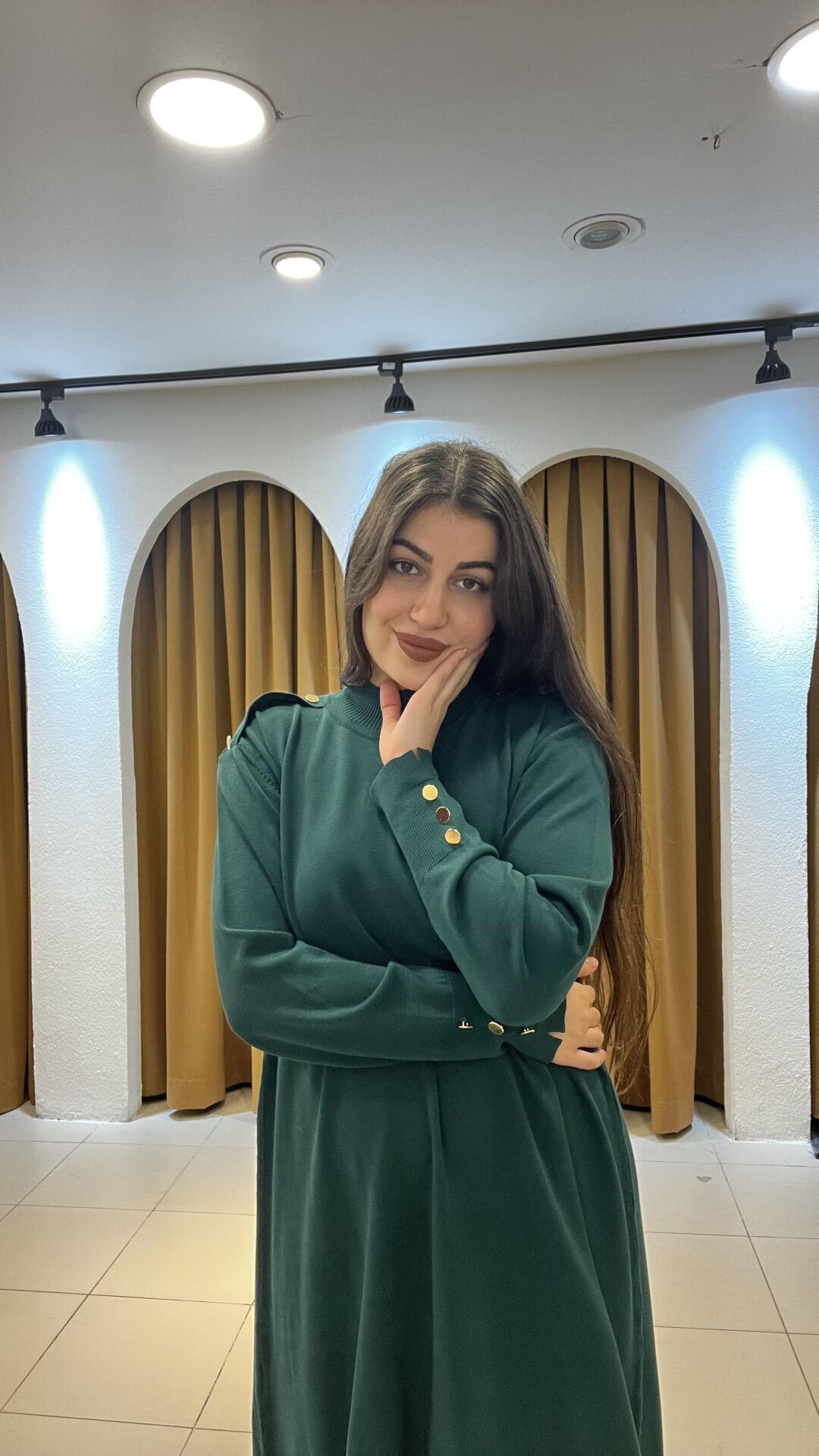 ZÜMRÜT YEŞİLİ TRİKO KAZAK