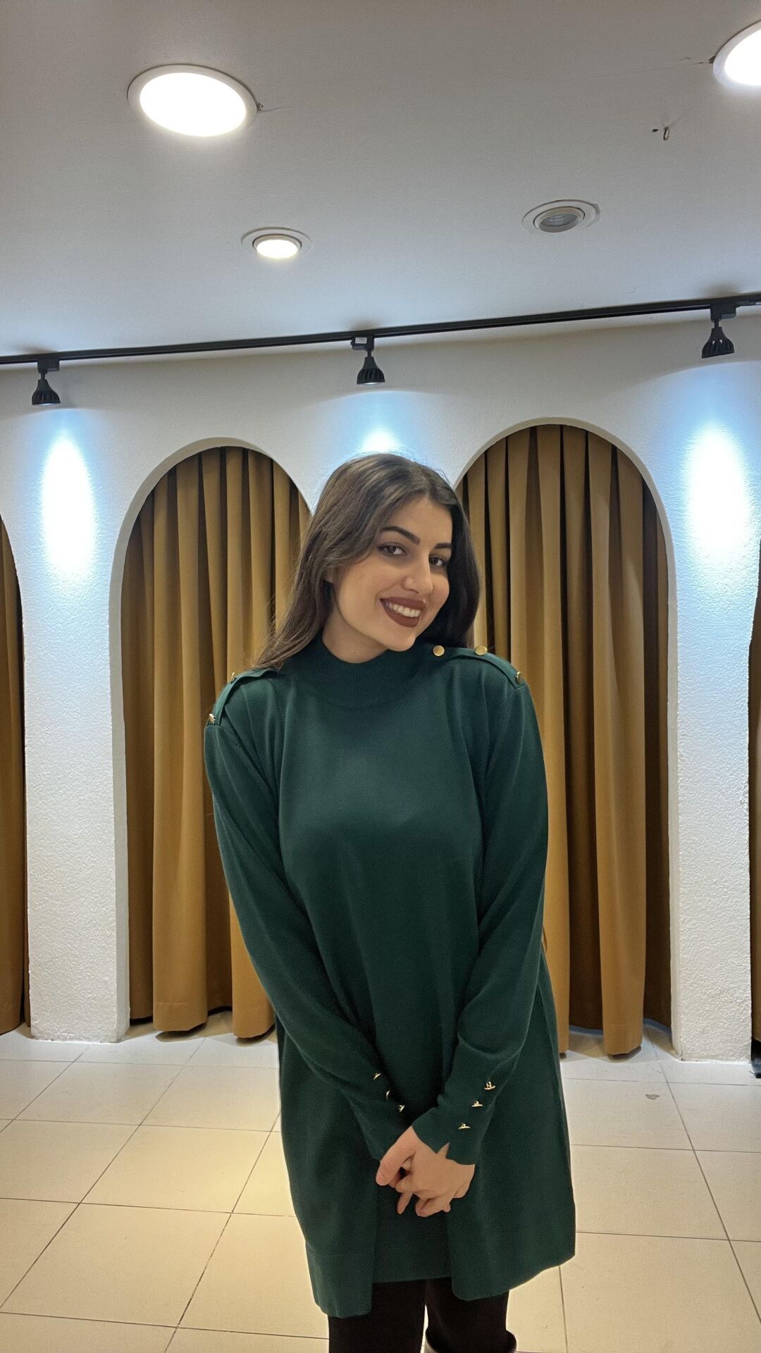 ZÜMRÜT YEŞİLİ TRİKO KAZAK