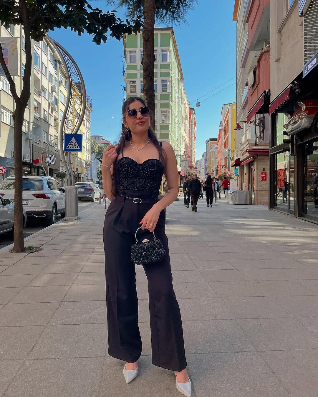 SİYAH PALAZZO PANTOLON