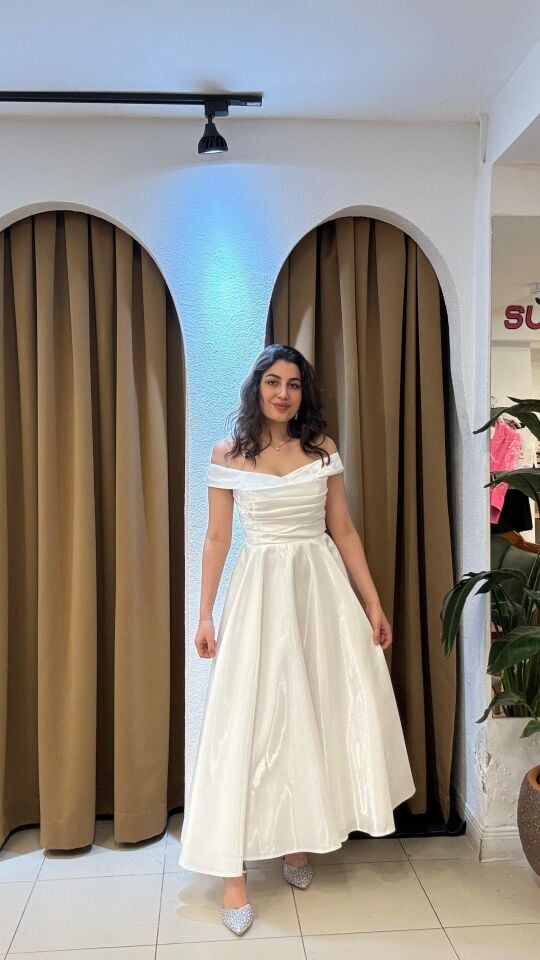 BEYAZ PRENSES ELBiSE