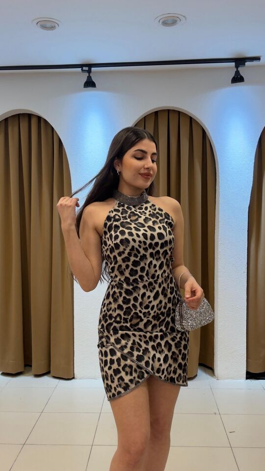 LEOPAR ELBİSE