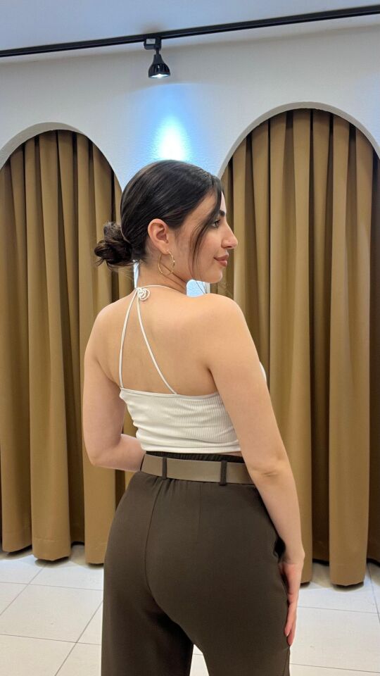 KAHVERENGİ PREMİUM KREP KUMAŞ PANTOLON