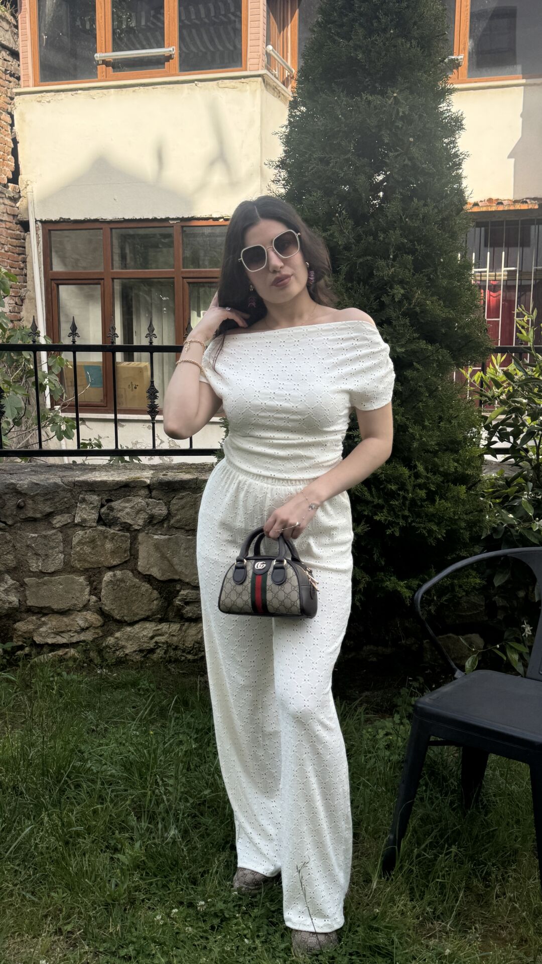 KIRIK BEYAZ PANTOLON TAKIM