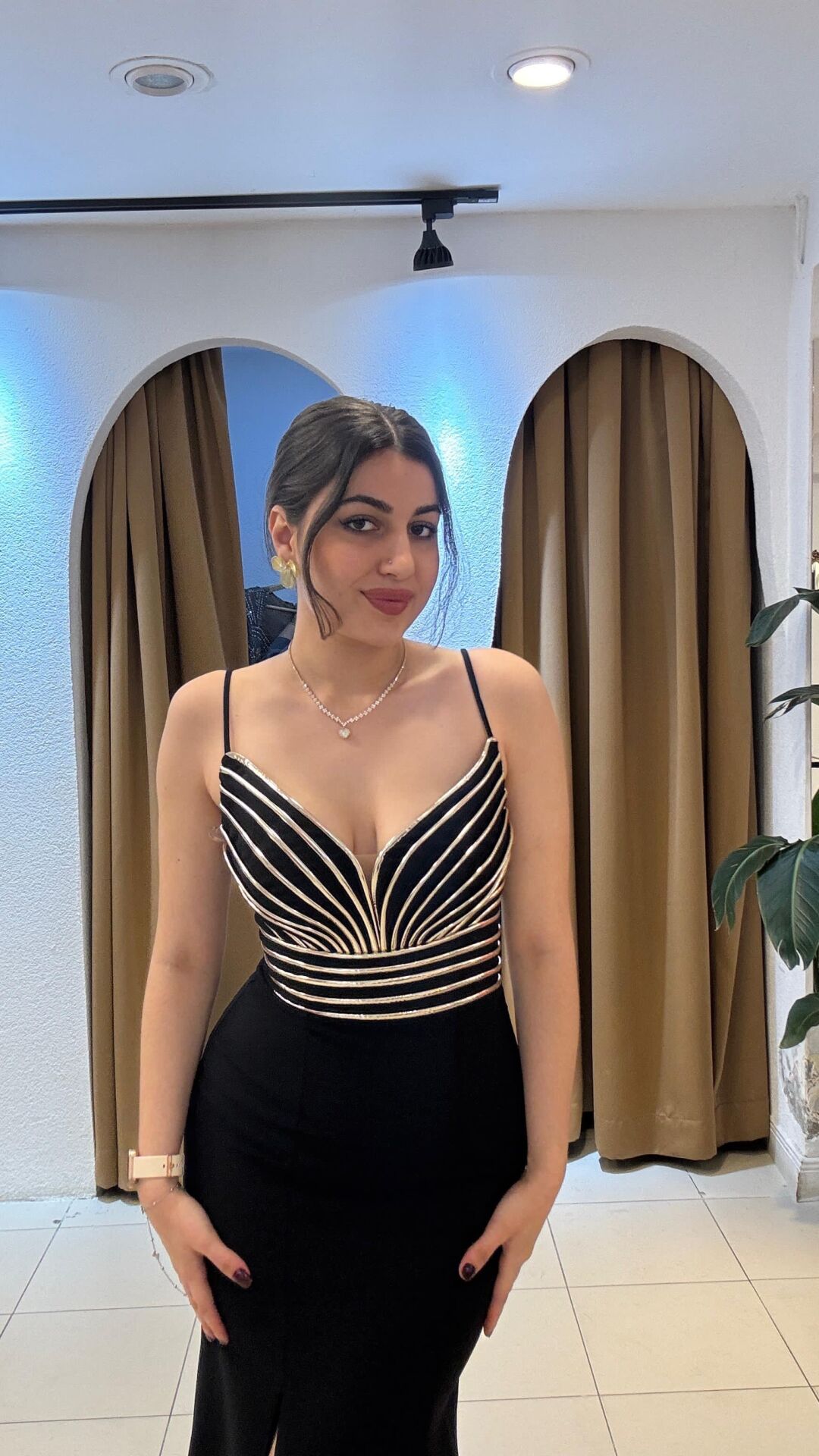 SİYAH İNCE KREP ABİYE