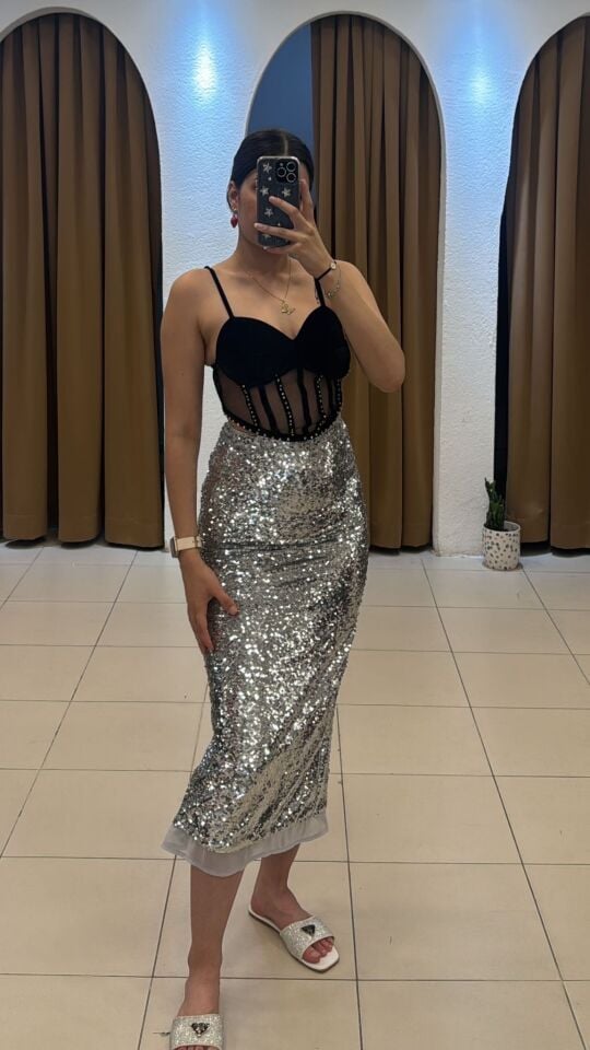 SİYAH CROP BİSTÜYER