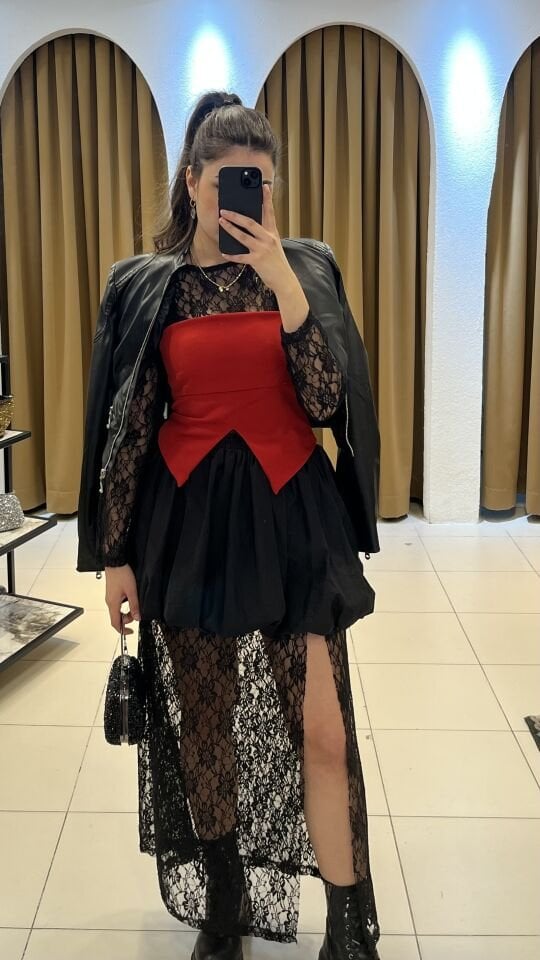 KIRMIZI  STRAPLEZ BÜSTİYER