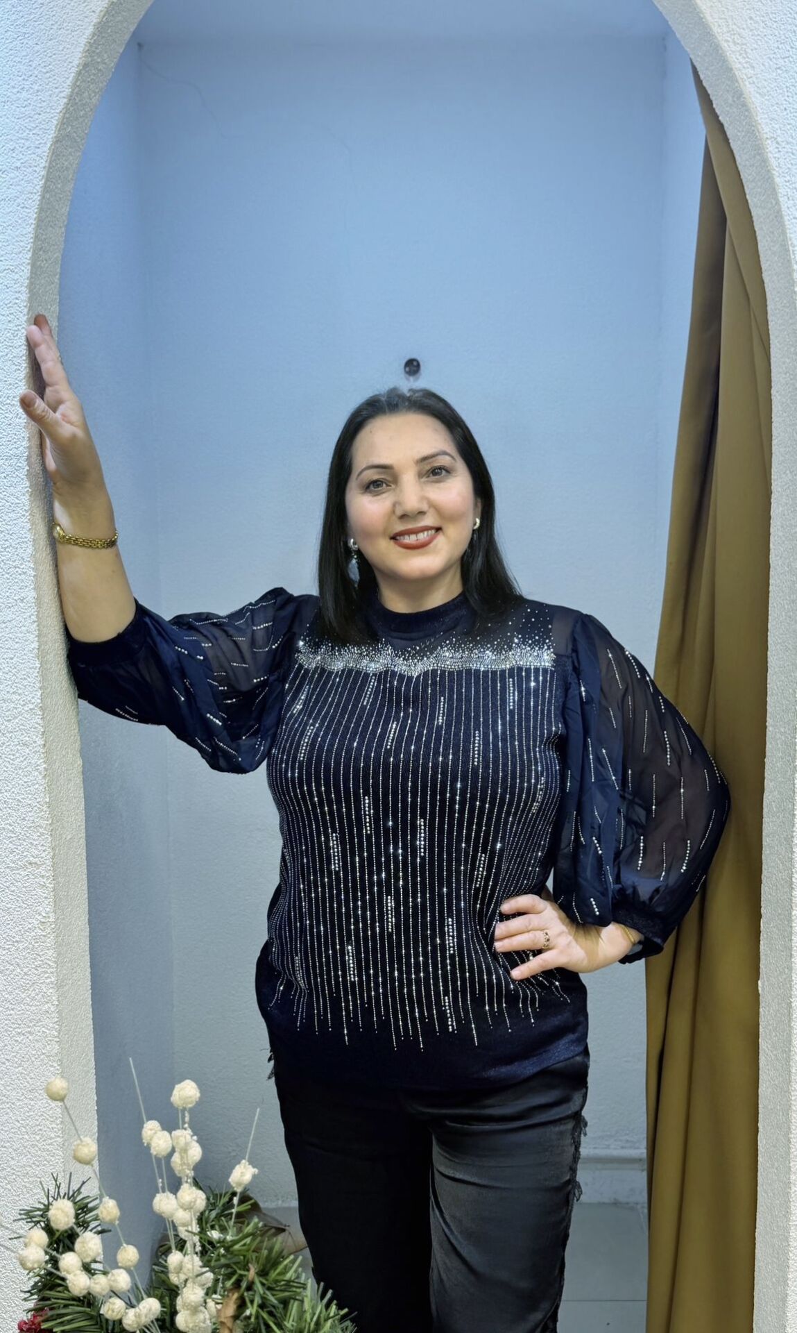 LACİVERT BUKLET TRiKO KAZAK