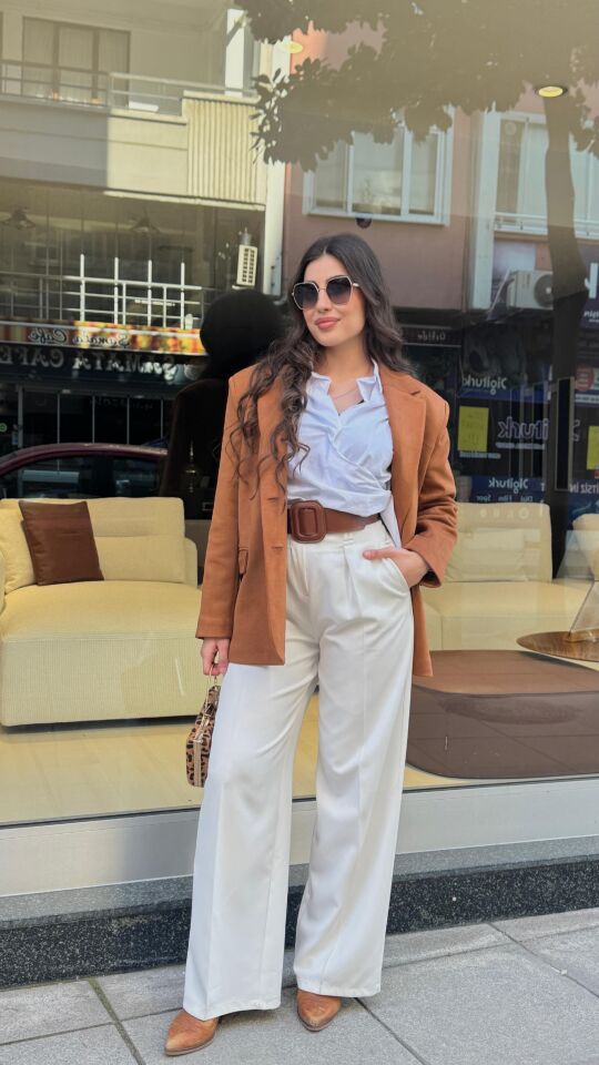 HARDAL SARISI BLAZER  CEKET M-L