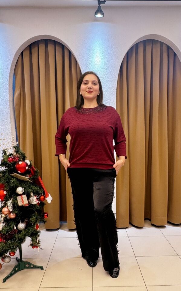 BORDO BUKLET TRİKO KAZAK