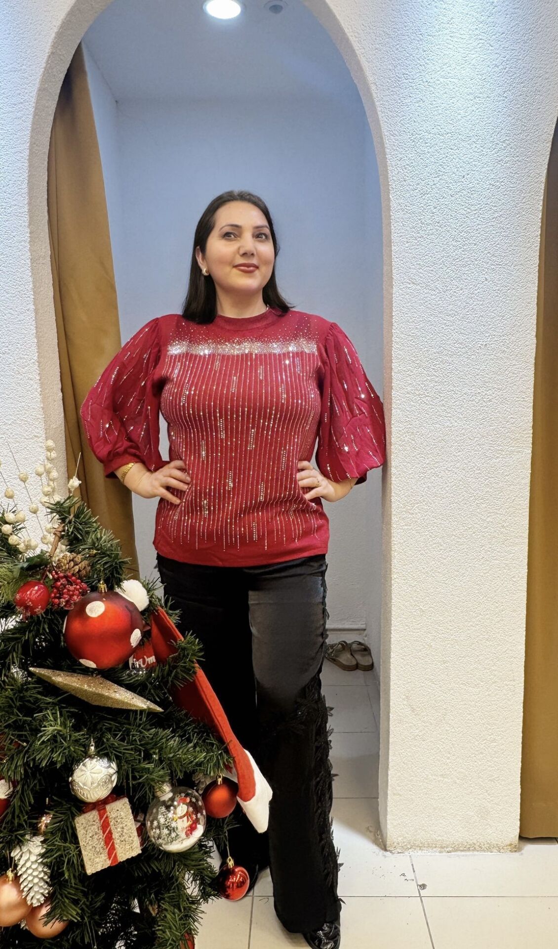 KIRMIZI TRiKO BUKLET KAZAK