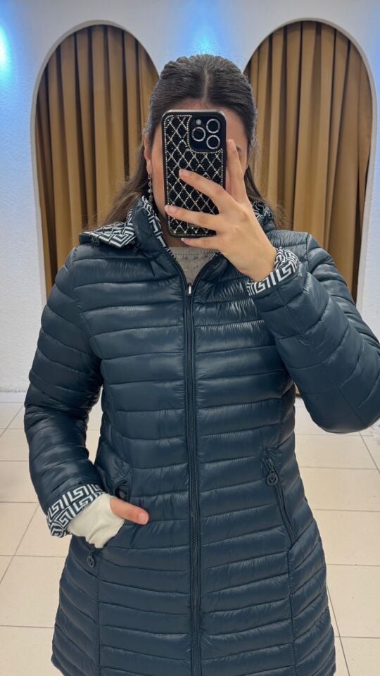 YEŞİL ÇİFT TARAFLI MONT 3XL