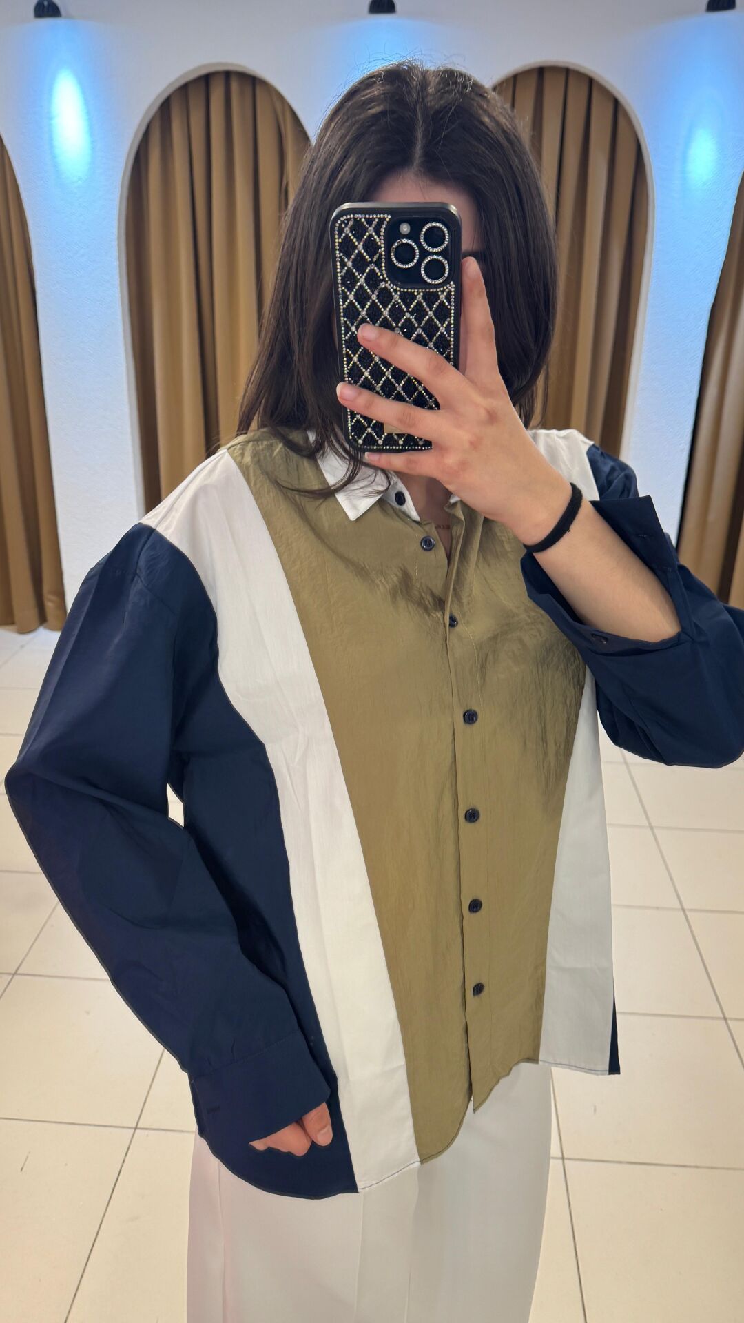 PARAŞÜT KUMAŞ TASARIM GÖMLEK