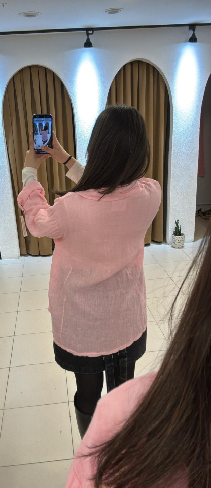 TOZ PEMBE GÖMLEK