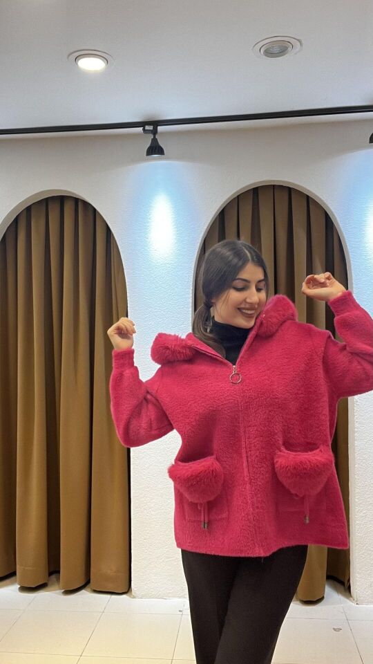 PEMBE ANGORA KÜRK