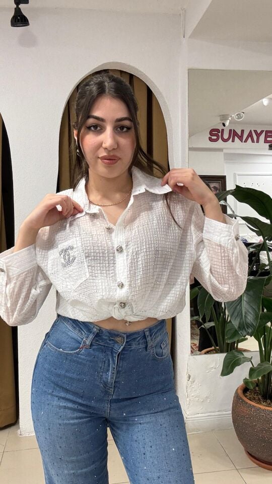 BEYAZ   İTHAL GÖMLEK