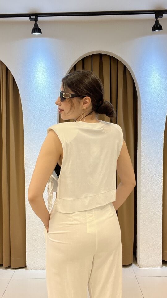 EKRU BORU PAÇA PANTOLON