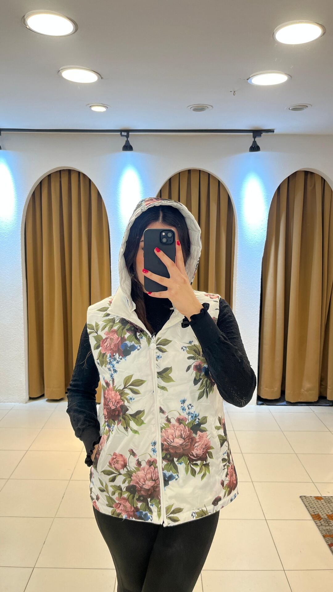 BEYAZ ÇİFT TARAFLI KAZ TÜYÜ YELEK