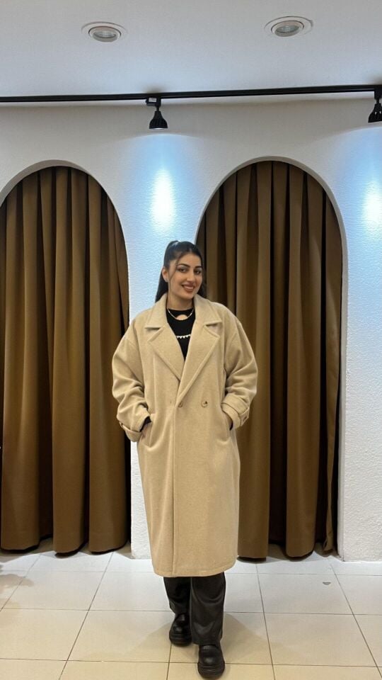 BEJ OVERSİZE KABAN L