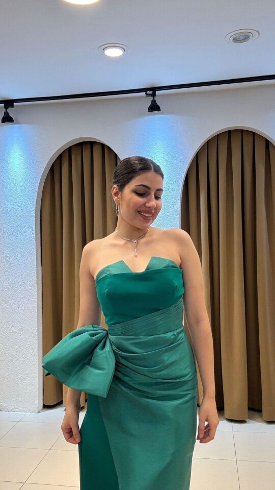 YEŞİL KURDELELİ ABİYE