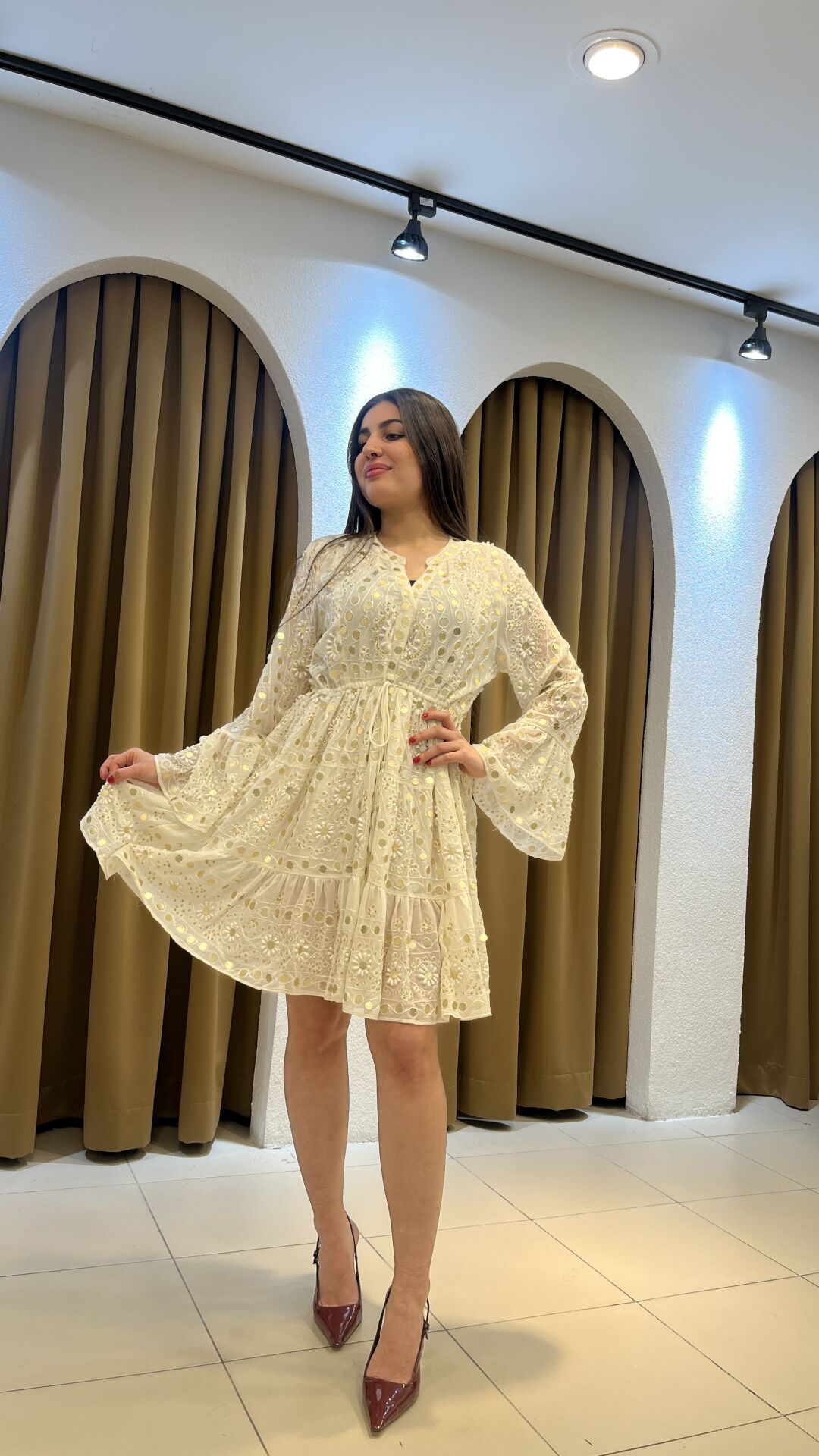 EL İŞİ HİNT ELBİSESİ