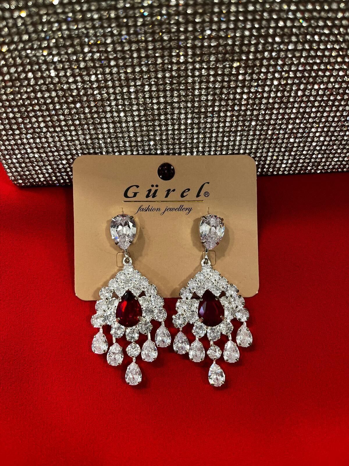 GÜMÜŞ YAKUT KÜPE