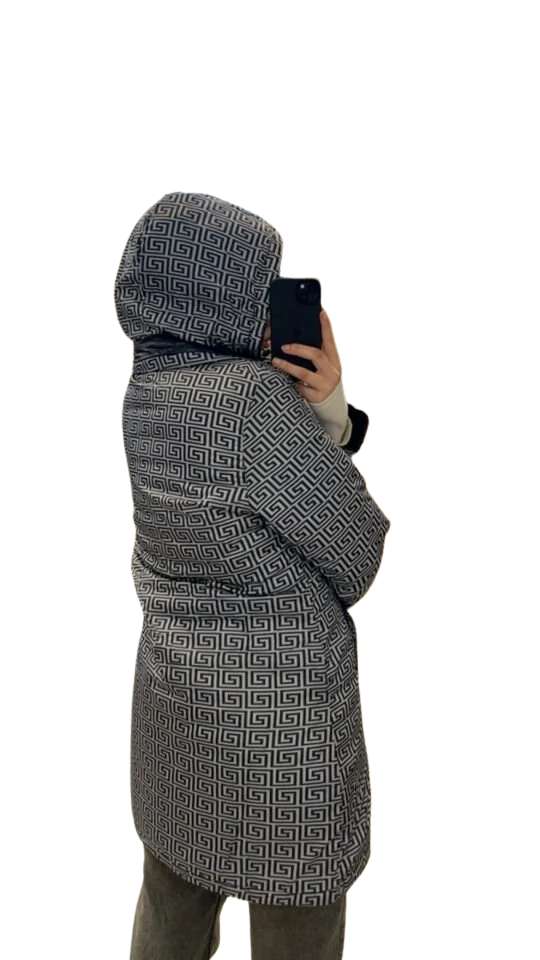 LACİVERT ÇİFT TARAFLI ŞİŞME MONT