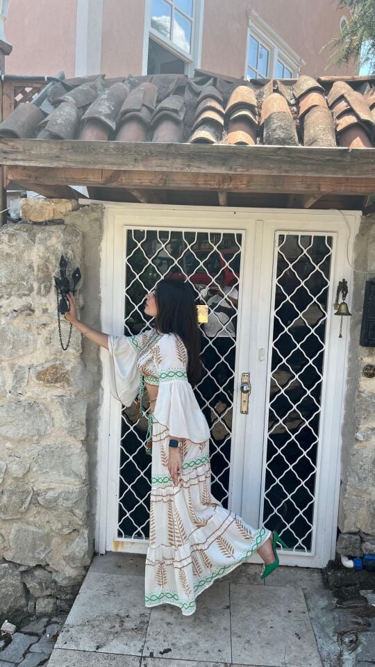 İTHAL DESENLİ ETEKLİ TAKIM