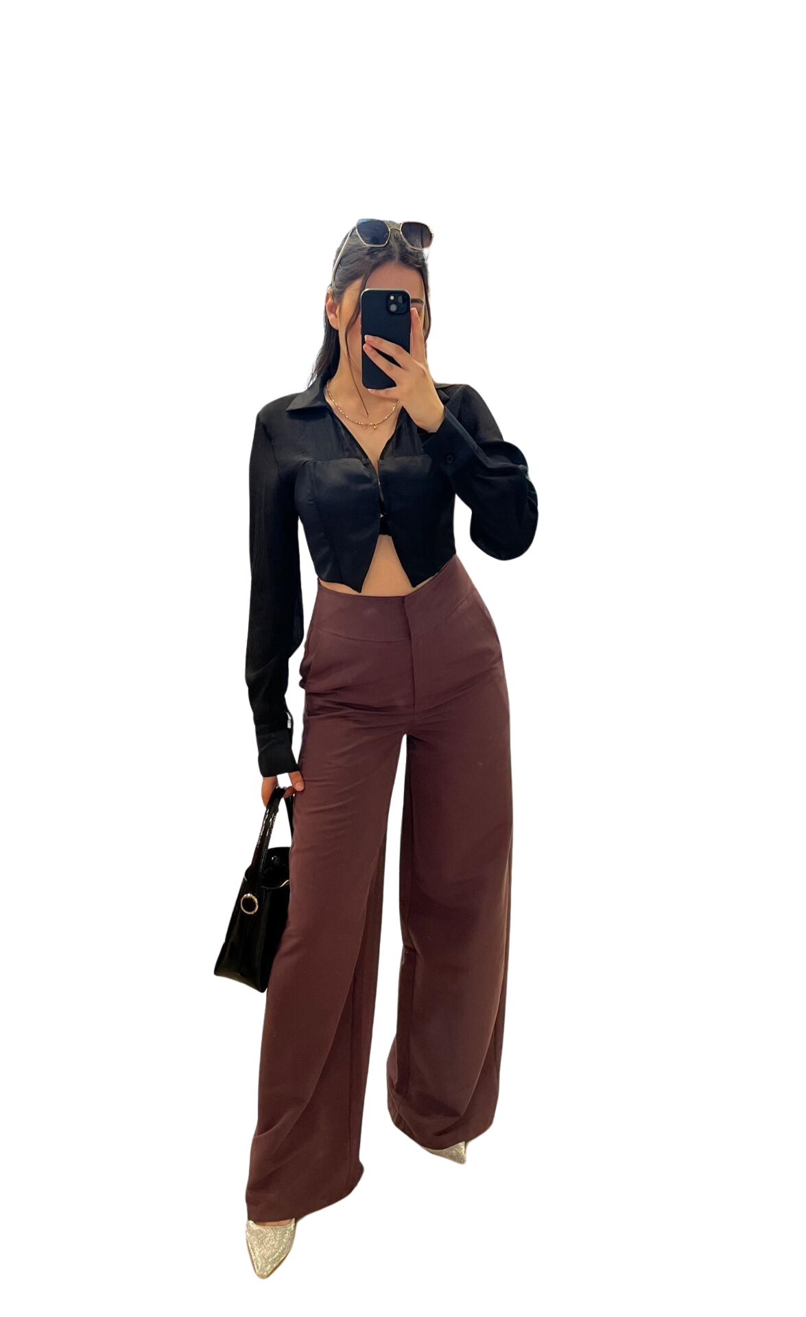 SİYAH MİNİ  CROP