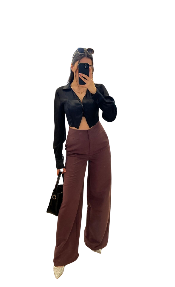 SİYAH MİNİ  CROP