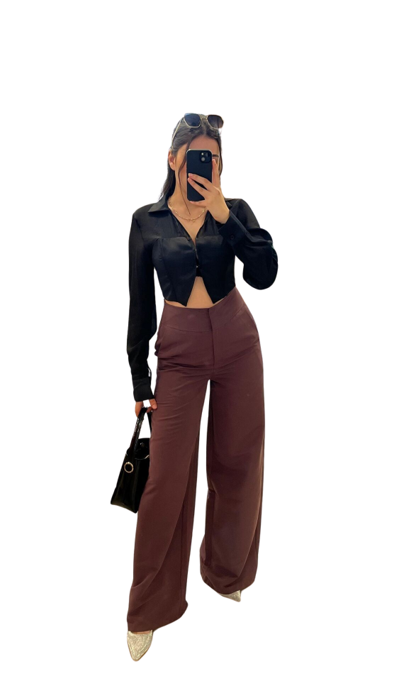 SİYAH MİNİ CROP