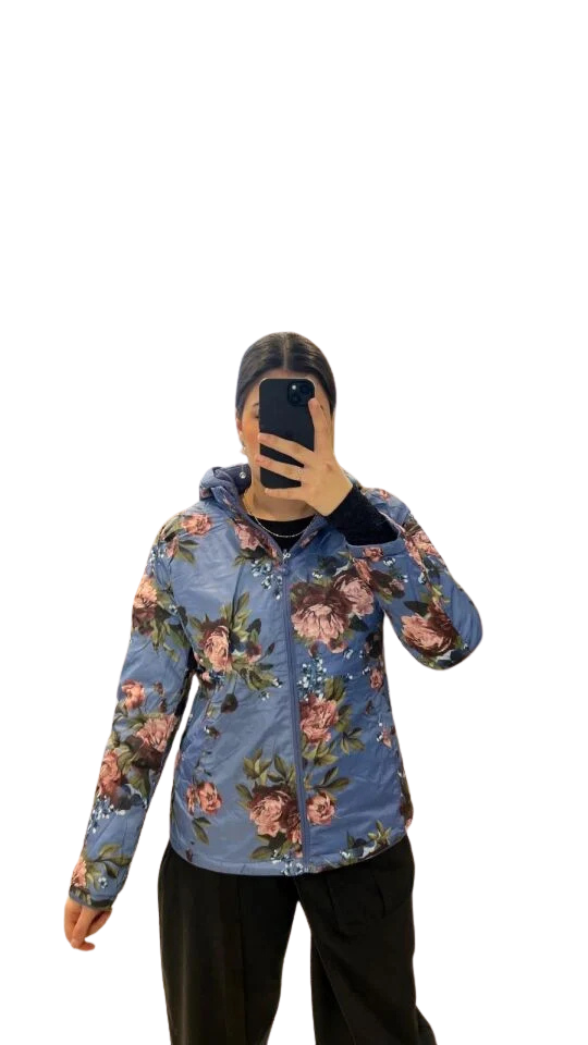 MAVİ ÇİFT TARAFLI MONT SİYAH - L