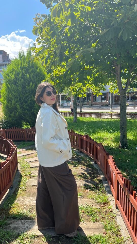 EKRU KISA TRENÇ