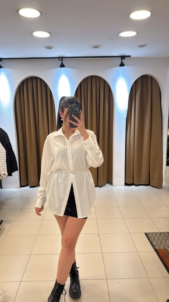 BEYAZ GÖMLEK S  - BEYAZ