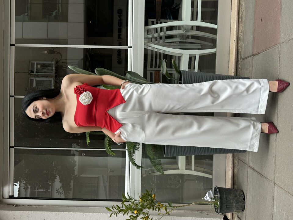 KIRMIZI  STRAPLEZ BÜSTİYER S  - Kırmızı