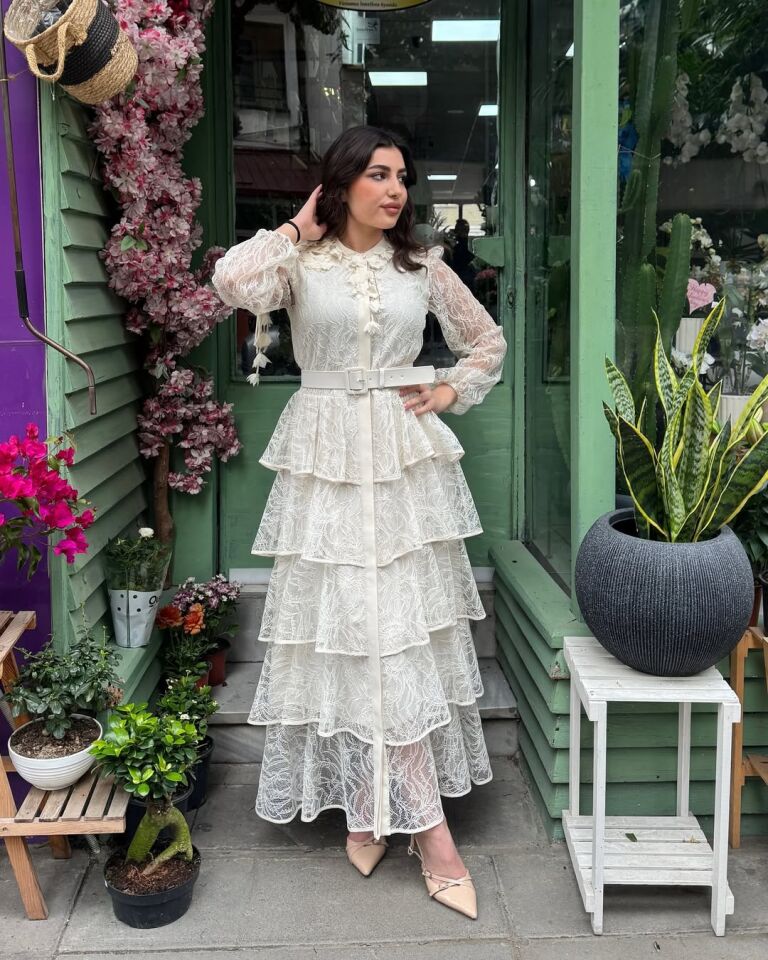 EKRU ÖZEL TASARIM İTALYAN ELBİSE