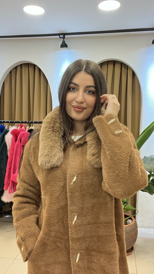 KAHVERENGİ ANGORA KÜRK Standart