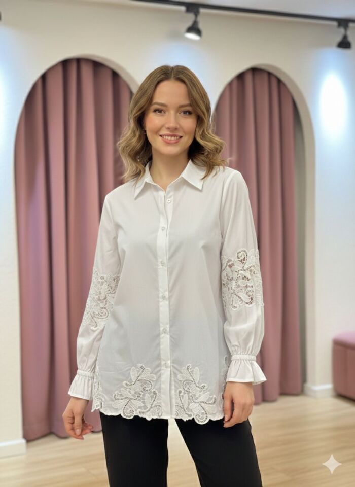 BEYAZ ÖZEL SERİ PREMİUM GÖMLEK 46