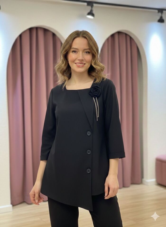 LACİVERT PREMİUM ÖZEL SERİ GÖMLEK 48