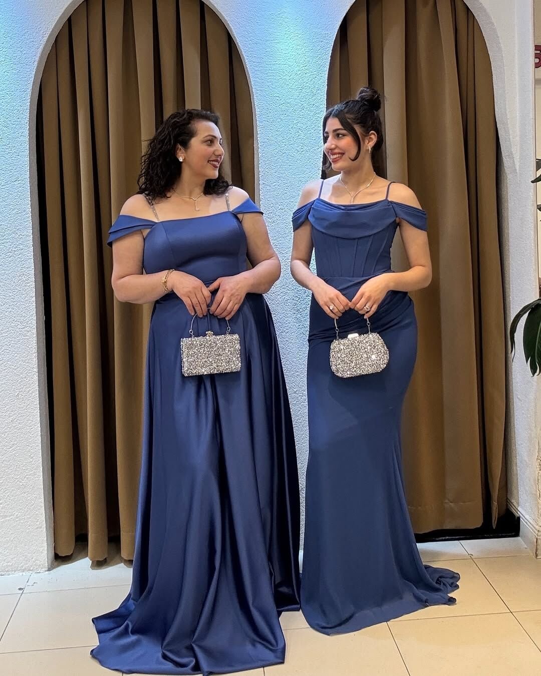 KOYU MAVİ  UZUN ABİYE