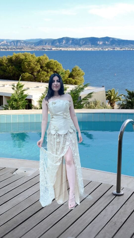 Havuz başı düğün elbisesi 38