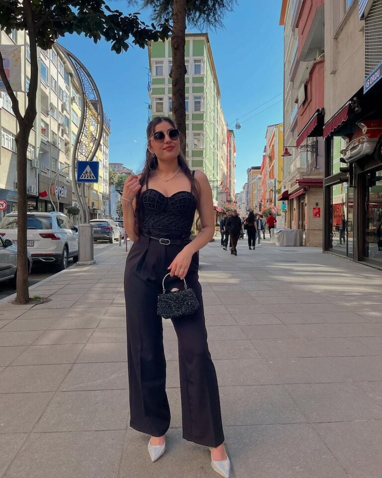 SİYAH PALAZZO PANTOLON