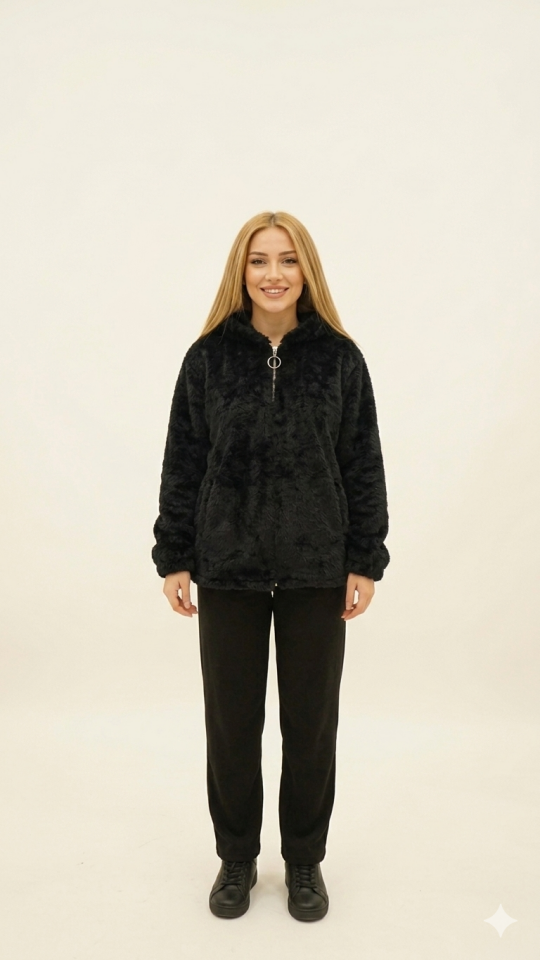 SİYAH ANGORA KÜRK Standart