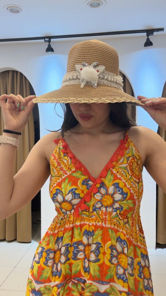 BEJ İTHAL ŞAPKA Bej