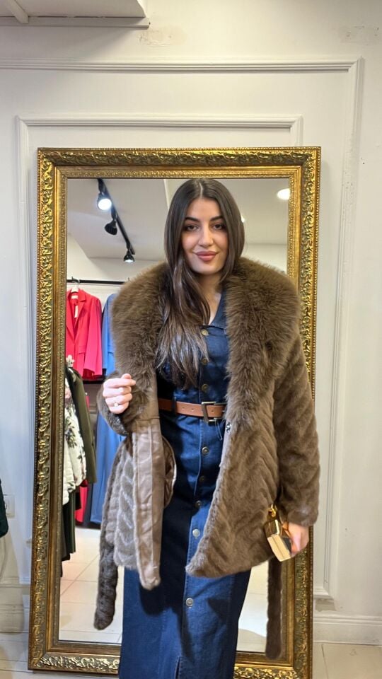 KAHVERENGİ İTHAL KÜRK Standart