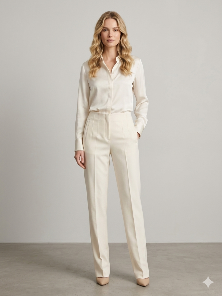 BEYAZ KOT PANTOLON 50