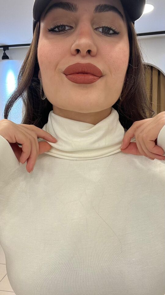 EKRU BALIKÇI YAKA UZUN KOLLU BADİ