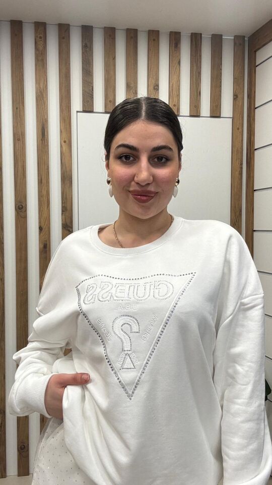 BEYAZ TAŞLI SWEAT 40