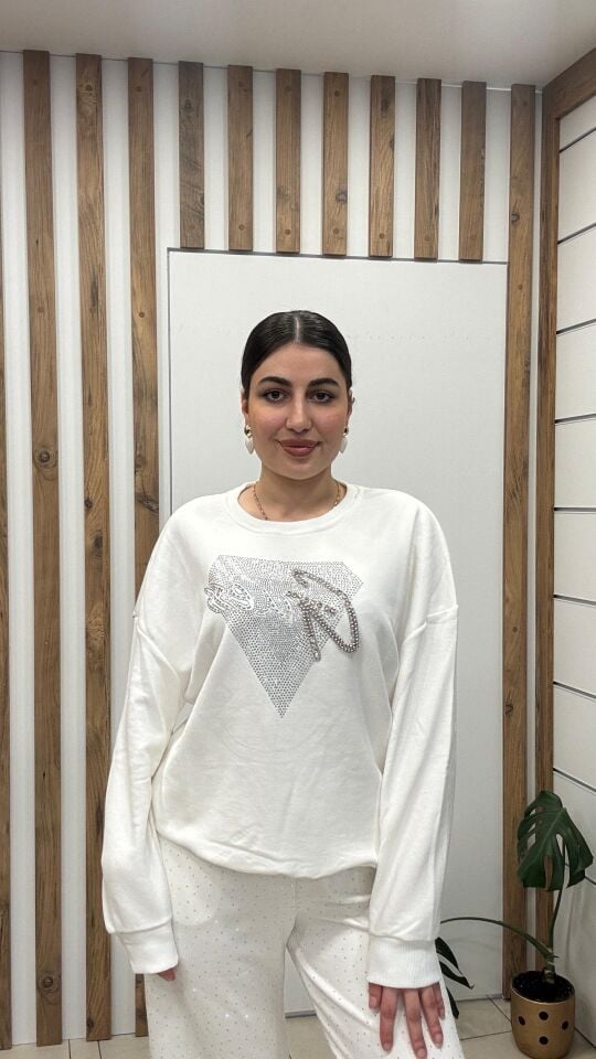 BEYAZ TAŞLI SWEAT 38