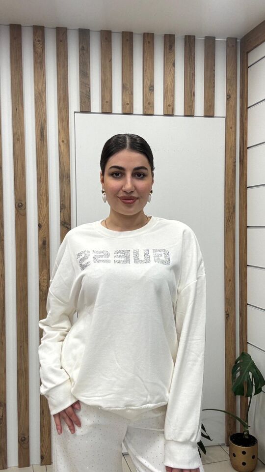 BEYAZ TAŞLI SWEAT 44